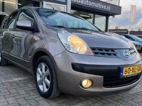 tweedehands Nissan Note 1.6 Acenta lpg-g3 automaat climate controle lm-velgen elektrische pakket parkeersensoren trekhaak Apk 04-06-2022