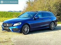 Occasion Mercedes C350e Premium Plus 211 PK (155 kW) 2017 Blauw, metallic lak Stationwagen