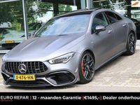 Occasion Mercedes CLA45 AMG Premium Plus 422 PK (310 kW) 2020 Grijs, metallic lak Sedan