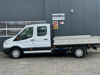 tweedehands Ford Transit 350 2.0 TDCI 131pk L3 Pick-up Dubbel Cabine 6-Pers | Airco | Navi | Cruise | Bluetooth | Radio/MP3 | Standkachel