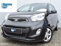 tweedehands Kia Picanto 1.0 CVVT Bus.Line Navigator 2015 Zwart Airco Navi Multistuur APK 02-2025