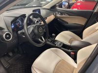 tweedehands Mazda CX-3 2.0 SkyActiv-G 121 Homura , Wit Leder, Navi, Apple Carplay, LMV 18 Inch, All Season, Clima, Cruise, PDC, Stoelverwarming