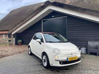 Occasion Fiat 500 Lounge 69 PK (50 kW) 2014 Wit Cabriolet
