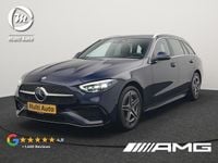 Occasion Mercedes C300 AMG line 313 PK (230 kW) 2022 Blauw Stationwagen