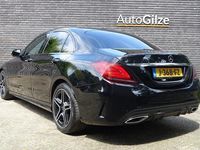 Occasion Mercedes C180 AMG Line Premium Plus 157 PK (115 kW) 2019 Zwart, metallic lak Sedan