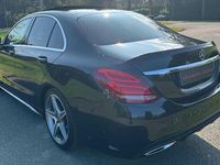 tweedehands Mercedes C220 CDI Premium Plus AMG PANO 360º camera Leer