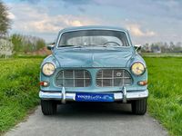 tweedehands Volvo Amazon LPG, originele kleur, verbreedde stalen velgen.