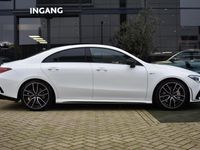 tweedehands Mercedes CLA35 AMG Coupé 35 AMG 306pk 4MATIC AMG DCT | Panoramadak | Nightpakket | Widescreen cockpit | Sfeerverlichting