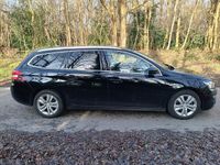 Occasion Peugeot 308 SW 120 PK (88 kW) 2015 Zwart Stationwagen