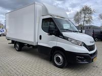 tweedehands Iveco Daily 35S14 2.3 Himatic automaat 140pk / vaste prijs rijklaar ¤ 30.950 ex btw / lease vanaf ¤ 554 / cruise en climate control / 2 x comfort stoel / bakwagen met Zepro laadklep ! / 1110 kg netto laadvermogen / afmetingen lang 410 cm breed 210 cm hoog