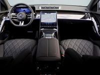 tweedehands Mercedes S580 e 4-MATIC Lang AMG Line Aut9, Luchtvering, Achterasbesturing, Chauffeurspakket, Distronic+, Panoramadak, Surround Camera, HUD, Burmester, Zonweringspakket, MBUX Tablet, Stoelverwarming/-ventilatie V+A, E