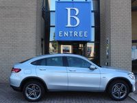 tweedehands Mercedes E300 GLC CoupéHybrid 4 Matic AMG STYLING-SCHUIFDAK-CAMERA-BURMESTER-TREKAAHK-COMPLE