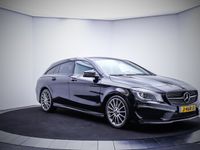 tweedehands Mercedes CLA180 Shooting Brake 7G-Tr Business Solution AMG XENON/NAVI/STOELVERW./CLIMA/CRUISE/HALF LEDER/PRIVATE GLASS/PDC V+A/LMV 18''