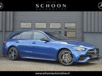 Occasion Mercedes C180 AMG line 170 PK (125 kW) 2022 Blauw Stationwagen