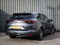 tweedehands Renault Mégane IV Estate 1.3 TCe Intens, (141 PK) Automaat, 1ste-Eigenaar, Keurig-Onderh., Navigatie/Apple-Carplay/Android-Auto, DAB, Parkeersensoren-V+A, Spiegel-Pakket, LM.-Velgen, Airco/Climate-Control, Keyless-Entry/Start, Cruise-Control, Lane-Assist, Privacy-Glas, NL-