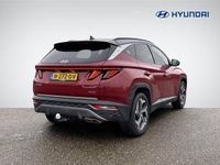 tweedehands Hyundai Tucson 1.6 T-GDI HEV Premium | Trekhaak | Navigatie | Vol-Leder | Apple Carplay/Android Auto | Dodehoek | Geheugenstoel | Stuur- + Stoelverwarming | 360° Camera | Rijklaarprijs!