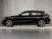 tweedehands BMW 118 1-SERIE i Luxury Sportline 170Pk Automaat (NAVIGATIE, DEALER ONDERHOUDEN, LEDEREN SPORTSTOELEN, XENON, PARKEERSENSOREN, CRUISE, BLUETOOTH, NIEUWSTAAT)