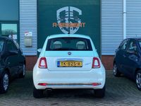 tweedehands Fiat 500 0.9 TA Turbo 80pk Collezione / Nap / Pano / Bicolore Acquamarina