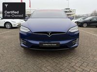 Occasion Tesla Model X Long Range AWD 309 kW (421 PK) 2020 Blauw SUV