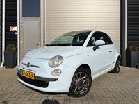 Occasion Fiat 500 Lounge 101 PK (74 kW) 2008 Blauw Hatchback