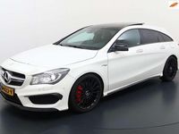 Occasion Mercedes CLA45 AMG Shooting Brake AMG 362 PK (266 kW) 2015 Wit Stationwagen