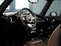 tweedehands Mini Cooper Cabriolet 1.6 Chili Bruin Leder | Houten Stuur SUPER CHIQUE