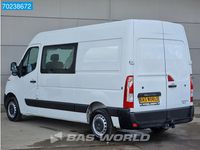 tweedehands Renault Master 110PK L2H2 Dubbel Cabine 7 zitplaatsen Airco Cruise Trekhaak Euro6 Airco Dubbel cabine Trekhaak Cruise control