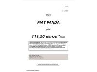 tweedehands Fiat Panda 1.2i Dynamic*GARANTIE 1 ANS*36x111.56¤