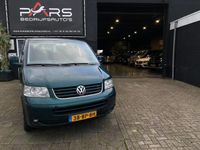 tweedehands VW Multivan TRANSPORTER 2.5 TDIHighline Dubbele cabine 7prsn 2xSchuifdeuren 174PK Airco Navi Cruise Elk.Ramen Zeer Nette!