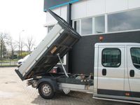 tweedehands Fiat Ducato 2.3 MultiJet L3 Dubbele Cabine Kipper EURO 6 - Airco - Navi - Cruise - ¤ 24.950,- Excl.