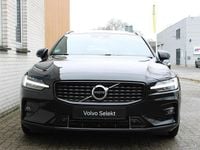 Occasion Volvo V60 R-Design 163 PK (119 kW) 2021 Zwart (metallic) Stationwagen
