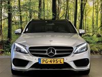 tweedehands Mercedes 180 C-KLASSE EstateBusiness Solution AMG | Panoramadak | Elektrische Trekhaak | Achteruitrijcamera | Parkeersensoren | Stoelverwarming | Lederen Bekleding | Cruise Control |