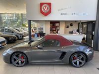 tweedehands Porsche 718 Boxster S 2.5 PDK Navigatie/Climate controle/Cruise controle/Lederen bekleding+stoelverwarming-verkoeling/Memory stoel/Bose/Achteruitrijcamera/Parkeersensoren voor+achter