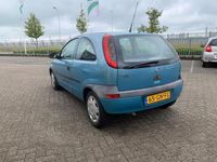 tweedehands Opel Corsa 1.2-16V Comfort Blauw 2001 Stuurbekr APK NAP!