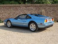 tweedehands Ferrari 328 GTS only 47.549 miles! rare azzurro metallizzato / blu scuro, full history, classiche.