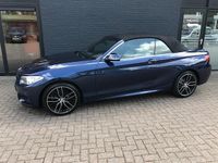 Occasion BMW 228 M Sport 245 PK (180 kW) 2016 Blauw, metallic lak Cabriolet