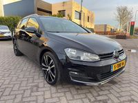 Occasion VW Golf VII Highline 110 PK (80 kW) 2014 Zwart Stationwagen