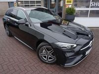 Occasion Mercedes C300e AMG line 2022 Zwart Stationwagen