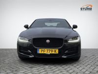 tweedehands Jaguar XE 2.0 D Portfolio R Sport Stuur- + Stoelverwarming Vol-Leder Meridian Audio Apple Carplay/Android Auto Navigatie Camera Rijklaarprijs!