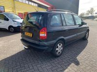 tweedehands Opel Zafira 1.8-16V Elegance Zwart 2003 Airco Cruise 7-Zits