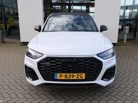 tweedehands Audi Q5 Sportback 50 TFSI e S edition 220 kW / 299 pk 7 versn. DSG, Wegklapbare trekhaak, panoramadak, S-Line, LED Matrix, sportstoelen met verlengbare zitting en elektrisch verstelbare lendesteun, stoelverwarming, 3 zone climatronic, achteruitrijcamera,