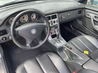 tweedehands Mercedes SLK230 K. airco, leder bekleding, cruise control, alu inleg dashboard