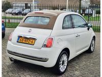 tweedehands Fiat 500C 1.2 Lounge Cabrio Autom Pdc Leder Airco