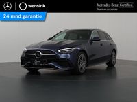 Occasion Mercedes C300 AMG line 313 PK (230 kW) 2025 Blauw (metallic) Stationwagen