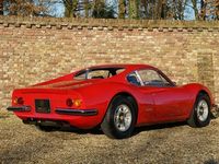tweedehands Ferrari Dino 246 GT Dino "M-series" High level of originality, Delivered new by importer Garage Francorchamps Belgium, Livery in Rosso Corsa over black with red woolen carpets, Marque experts maintained