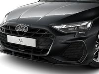 tweedehands Audi A3 Sportback 35 TFSI 150 S tronic Basis Automaat | Elektrisch instelbare voorstoelen | S line-interieur met sportstoelen en zwarte stoffen-kunstlederen bekleding | Matrix-ledkoplampen, ledachterlichten en koplampsproeiers | Privacy glas (donker getin
