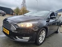 Occasion Ford Focus Titanium 125 PK (91 kW) 2018 Zwart (metallic) Stationwagen