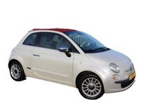 Occasion Fiat 500C Lounge 86 PK (63 kW) 2012 Wit, metallic lak Cabriolet
