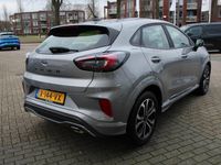 tweedehands Ford Puma 1.0 ECOBOOST ST-LINE AD-CRUISE LED BLINDSPOT APPLE/ANDROID NAVI STUUR/STOEL/VOORRUIT/ VERWARMING PARK-SENSOREN DAB CAMERA AUTOMATISCH INPARKEREN