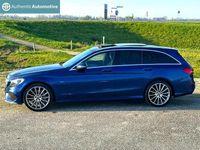 Occasion Mercedes C350e Premium Plus 211 PK (155 kW) 2017 Blauw, metallic lak Stationwagen